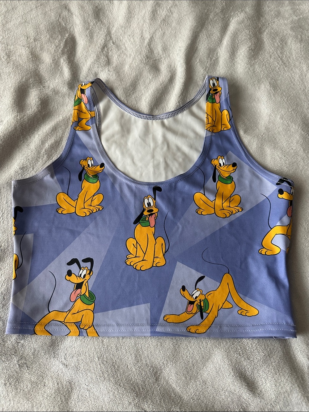 BlackMilk Disney Pluto crop top sz m
